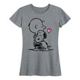 thumbnail image 1 of Peanuts - Snoopy Charlie Brown Hug - Women's Short Sleeve Graphic T-Shirt, 1 of 5