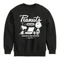 thumbnail image 1 of Peanuts - Snoopy Charlie Brown Records - Toddler & Youth Crewneck Fleece Sweatshirt, 1 of 6