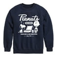 thumbnail image 1 of Peanuts - Snoopy Charlie Brown Records - Toddler & Youth Crewneck Fleece Sweatshirt, 1 of 6