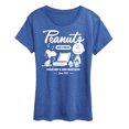 thumbnail image 1 of Peanuts - Snoopy Charlie Brown Records - Women's Short Sleeve Graphic T-Shirt, 1 of 6
