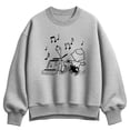 thumbnail image 1 of Peanuts - Snoopy & Charlie Dancing - Women's Oversized Fleece Crew Sweatshirt, 1 of 4