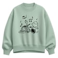 thumbnail image 1 of Peanuts - Snoopy & Charlie Dancing - Women's Oversized Fleece Crew Sweatshirt, 1 of 4