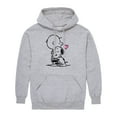 thumbnail image 1 of Peanuts - Snoopy Charlie Hug With Heart - Men's Pullover Hoodie, 1 of 6