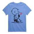 thumbnail image 1 of Peanuts - Snoopy Charlie Hug - Youth Short Sleeve Graphic T-Shirt, 1 of 4