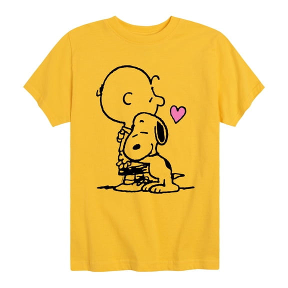 Peanuts - Snoopy Charlie Hug - Youth Short Sleeve Graphic T-Shirt