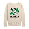 thumbnail image 1 of Peanuts - Snoopy Charmer  - Women's Lightweight French Terry Long Sleeve Shirt, 1 of 6