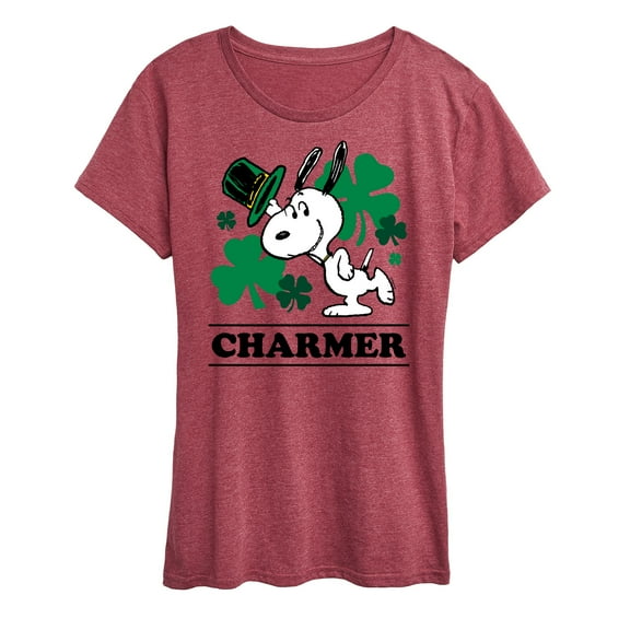Peanuts - Snoopy Charmer  - Women's Short Sleeve Graphic T-Shirt