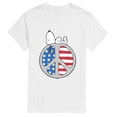 thumbnail image 1 of Peanuts - Snoopy Chill Peace Flag Short Sleeve Graphic T-Shirt, 1 of 6