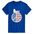 thumbnail image 1 of Peanuts - Snoopy Chill Peace Flag Short Sleeve Graphic T-Shirt, 1 of 6