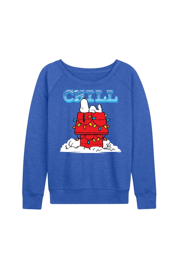 - Snoopy Chill - Women's French Terry Long Sleeve Pullover