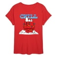 thumbnail image 1 of Peanuts - Snoopy Chill - Womens Oversized Graphic T-Shirt, 1 of 5