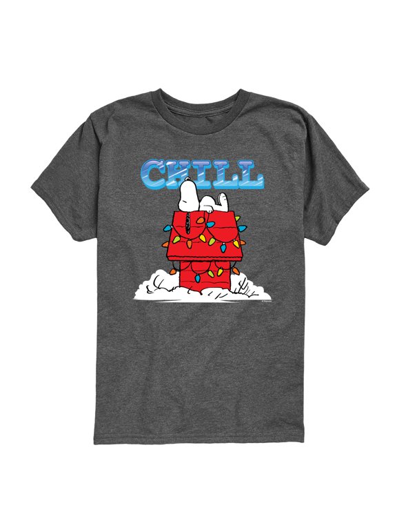 - Snoopy Chill Boys' Short Sleeve Graphic T-Shirt