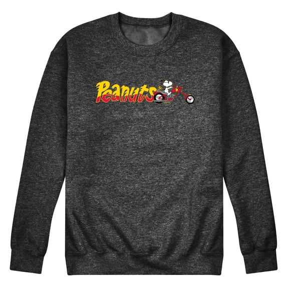 Peanuts - Snoopy Chopper - Men's Crew Fleece Sweatshirt