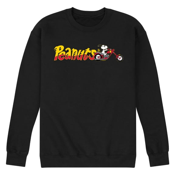 Peanuts - Snoopy Chopper - Men's Crew Fleece Sweatshirt