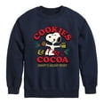 thumbnail image 1 of Peanuts - Snoopy Christmas Cookies and Cocoa - Toddler And Youth Crewneck Fleece Sweatshirt, 1 of 6