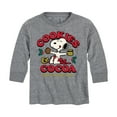 thumbnail image 1 of Peanuts - Snoopy Christmas Cookies and Cocoa - Toddler And Youth Long Sleeve Graphic T-Shirt, 1 of 6