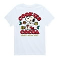 thumbnail image 1 of Peanuts - Snoopy Christmas Cookies and Cocoa - Toddler And Youth Short Sleeve Graphic T-Shirt, 1 of 6