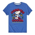 thumbnail image 1 of Peanuts - Snoopy Christmas Cookies and Cocoa - Toddler And Youth Short Sleeve Graphic T-Shirt, 1 of 6