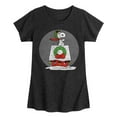 thumbnail image 1 of Peanuts - Snoopy Christmas Pilot - Toddler And Youth Girls Short Sleeve Graphic T-Shirts, 1 of 5