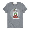 thumbnail image 1 of Peanuts - Snoopy Christmas Pilot - Toddler And Youth Short Sleeve Graphic T-Shirts, 1 of 6