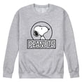 thumbnail image 1 of Peanuts - Snoopy Circle - Men's Crew Fleece Sweatshirt, 1 of 5