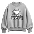thumbnail image 1 of Peanuts - Snoopy Circle - Women's Oversized Fleece Crew Sweatshirt, 1 of 3