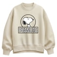 thumbnail image 1 of Peanuts - Snoopy Circle - Women's Oversized Fleece Crew Sweatshirt, 1 of 4
