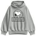 thumbnail image 1 of Peanuts - Snoopy Circle - Women's Oversized Fleece Hoodie Sweatshirt, 1 of 4