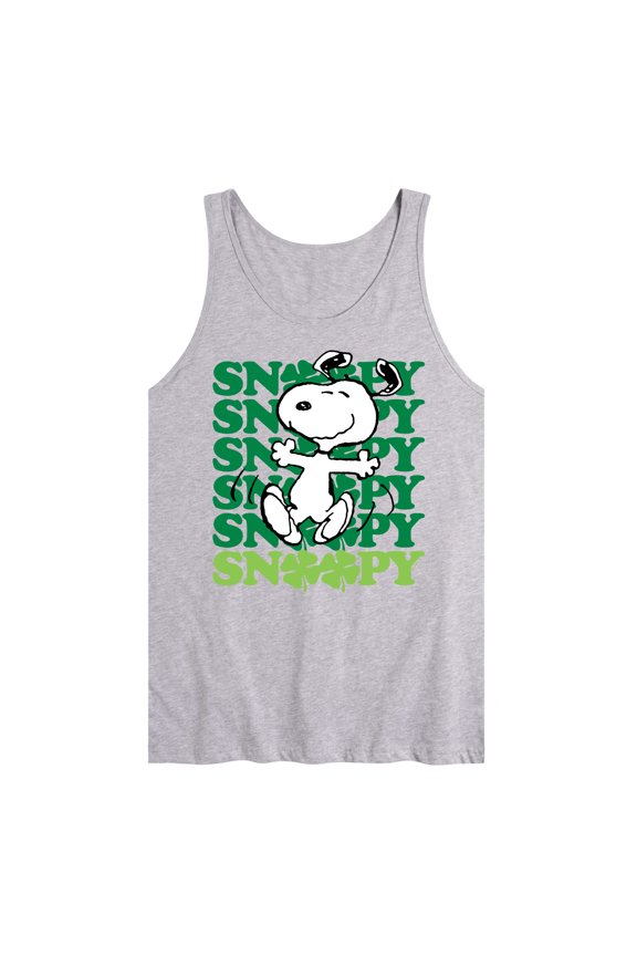 - Snoopy Clover Dance - Men's Jersey Tank Top