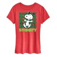thumbnail image 1 of Peanuts - Snoopy Clover Dance - Women's Short Sleeve Graphic T-Shirt, 1 of 6