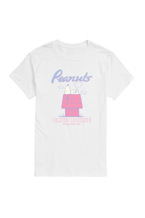 - Snoopy Club House - Men's Short Sleeve Graphic T-Shirt