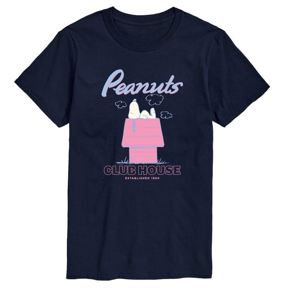 Peanuts - Snoopy Club House - Men's Short Sleeve Graphic T-Shirt