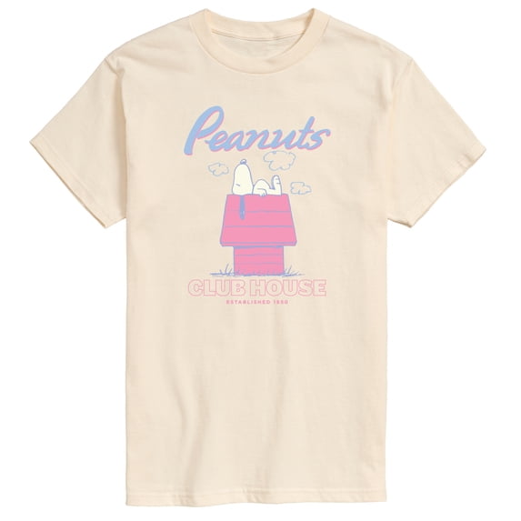 Peanuts - Snoopy Club House - Men's Short Sleeve Graphic T-Shirt