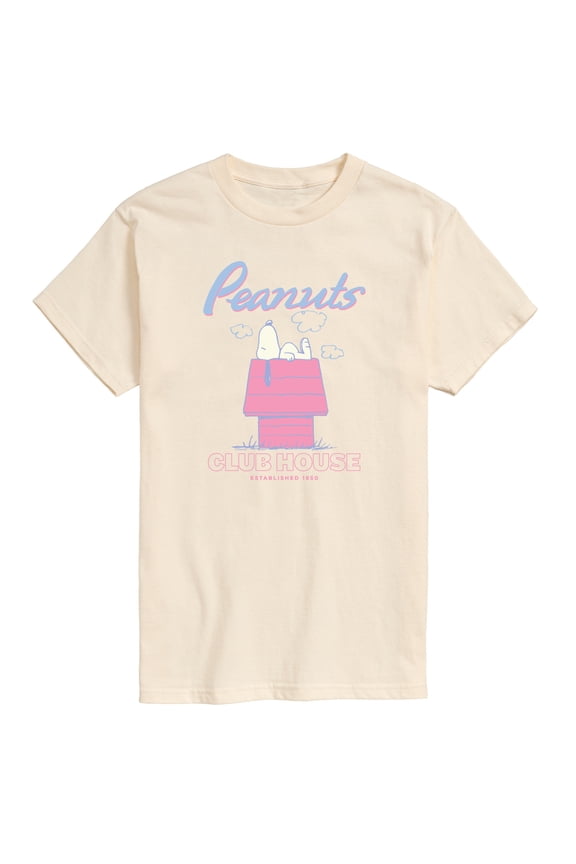 - Snoopy Club House - Men's Short Sleeve Graphic T-Shirt