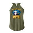thumbnail image 1 of Peanuts - Snoopy Come In For A Bite - Juniors High Neck Tank Top, 1 of 6