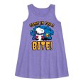 thumbnail image 1 of Peanuts - Snoopy Come In For A Bite - Toddler & Youth Girls A-line Dress, 1 of 5