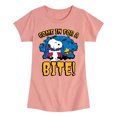 thumbnail image 1 of Peanuts - Snoopy Come In For A Bite - Toddler & Youth Girls Short Sleeve Graphic T-Shirt, 1 of 6