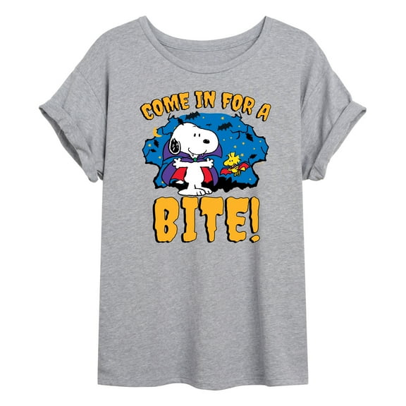 Peanuts - Snoopy Come In For A Bite - Women's Oversized T-Shirt