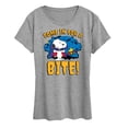 thumbnail image 1 of Peanuts - Snoopy Come In For A Bite - Women's Short Sleeve Graphic T-Shirt, 1 of 6