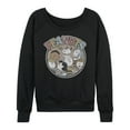 thumbnail image 1 of Peanuts - Snoopy Crew - Women's French Terry Long Sleeve Pullover, 1 of 5