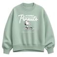thumbnail image 1 of Peanuts - Snoopy DJ - Women's Oversized Fleece Crew Sweatshirt, 1 of 4