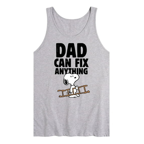 Peanuts - Snoopy Dad Can Fix It - Men's Jersey Tank Top