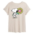thumbnail image 1 of Peanuts - Snoopy Daisy - Juniors Oversized Graphic T-Shirt, 1 of 5