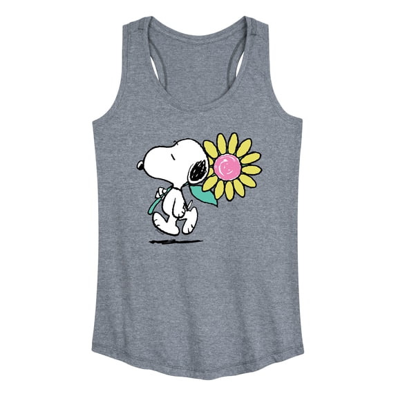 Peanuts - Snoopy Daisy - Women's Racerback Graphic Tank