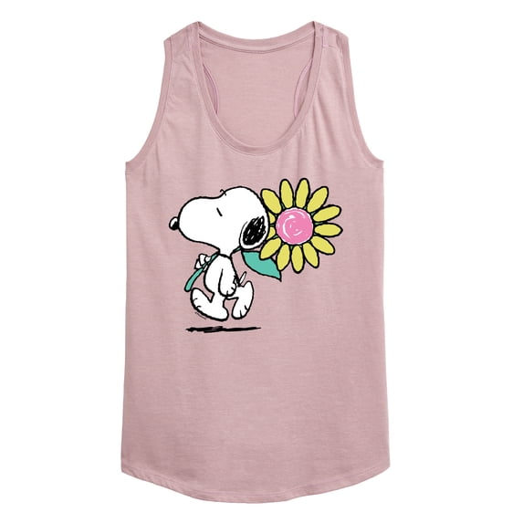 Peanuts - Snoopy Daisy - Women's Racerback Graphic Tank