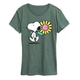 thumbnail image 1 of Peanuts - Snoopy Daisy - Women's Short Sleeve Graphic T-Shirt, 1 of 5