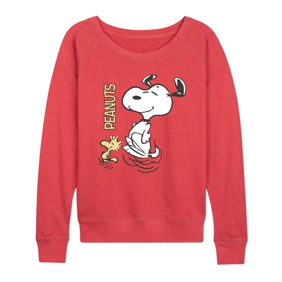 Peanuts - Snoopy Dance - Women's French Terry Long Sleeve Pullover