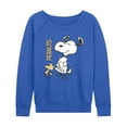 thumbnail image 1 of Peanuts - Snoopy Dance - Women's French Terry Long Sleeve Pullover, 1 of 4