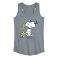 thumbnail image 1 of Peanuts - Snoopy Dance - Women's Racerback Graphic Tank, 1 of 4