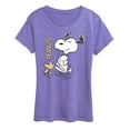 thumbnail image 1 of Peanuts - Snoopy Dance - Women's Short Sleeve Graphic T-Shirt, 1 of 4